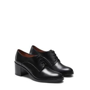 Derby in pelle nera