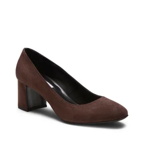 Décolleté in suede