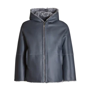 Blouson reversibile in shearling