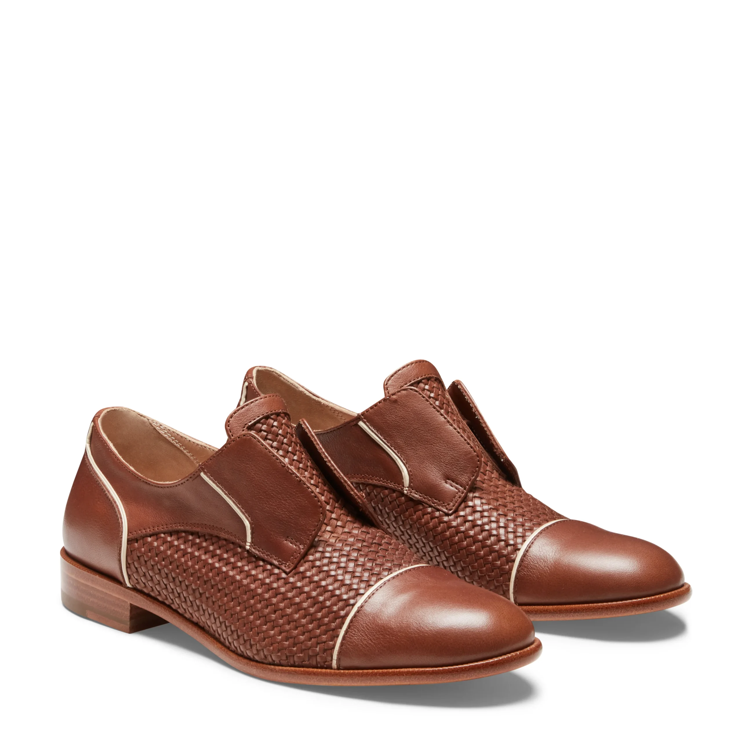 Derby Dandy in pelle intrecciata - immagine 3