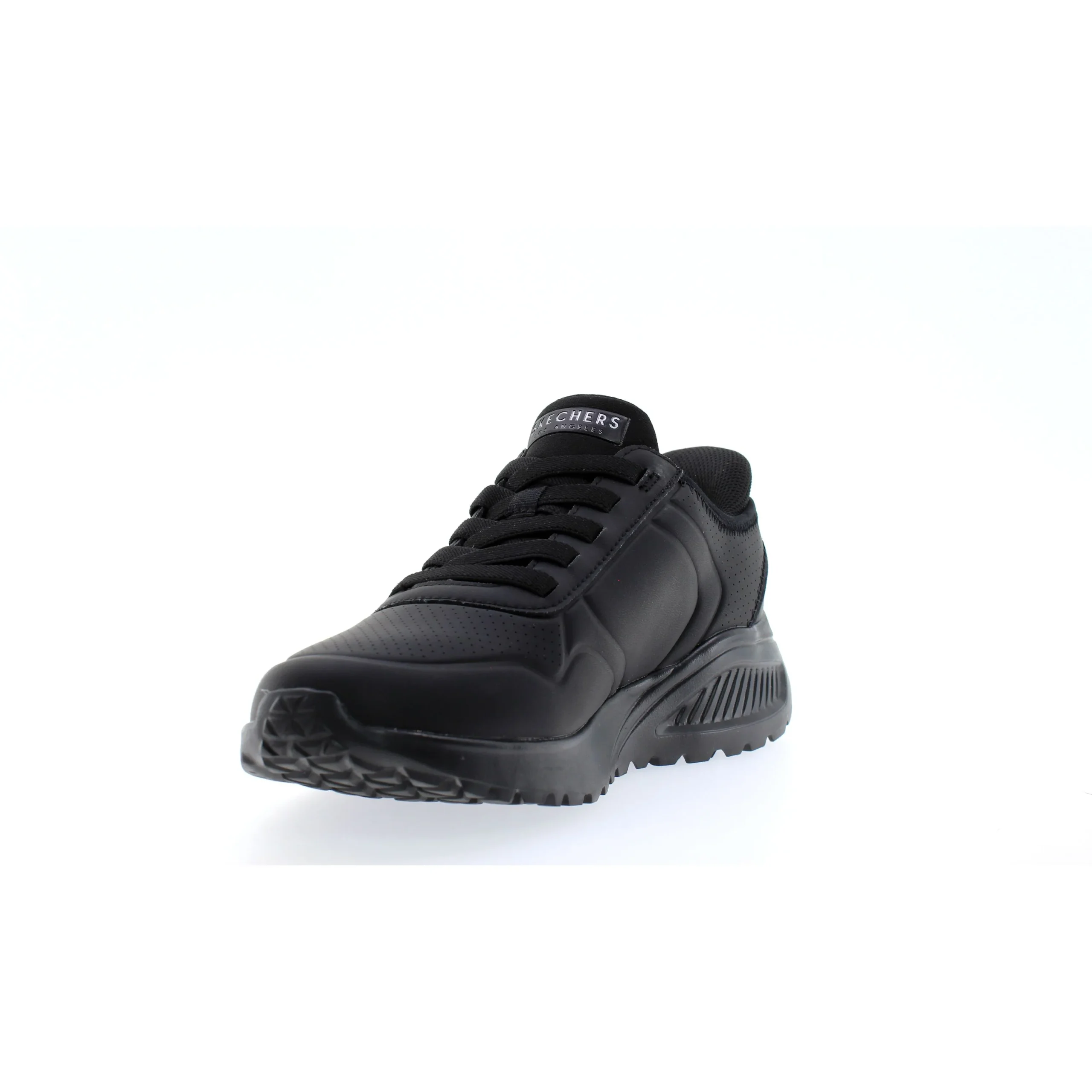 Sneakers Skechers Uomo 183125 Hands Free Slip-Ins Nero Pelle - Senza Mani - immagine 4