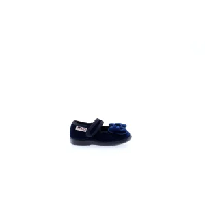 Ballerina Vulladi 3101-032 Bambina Blu Velluto - Eleganza Morbida
