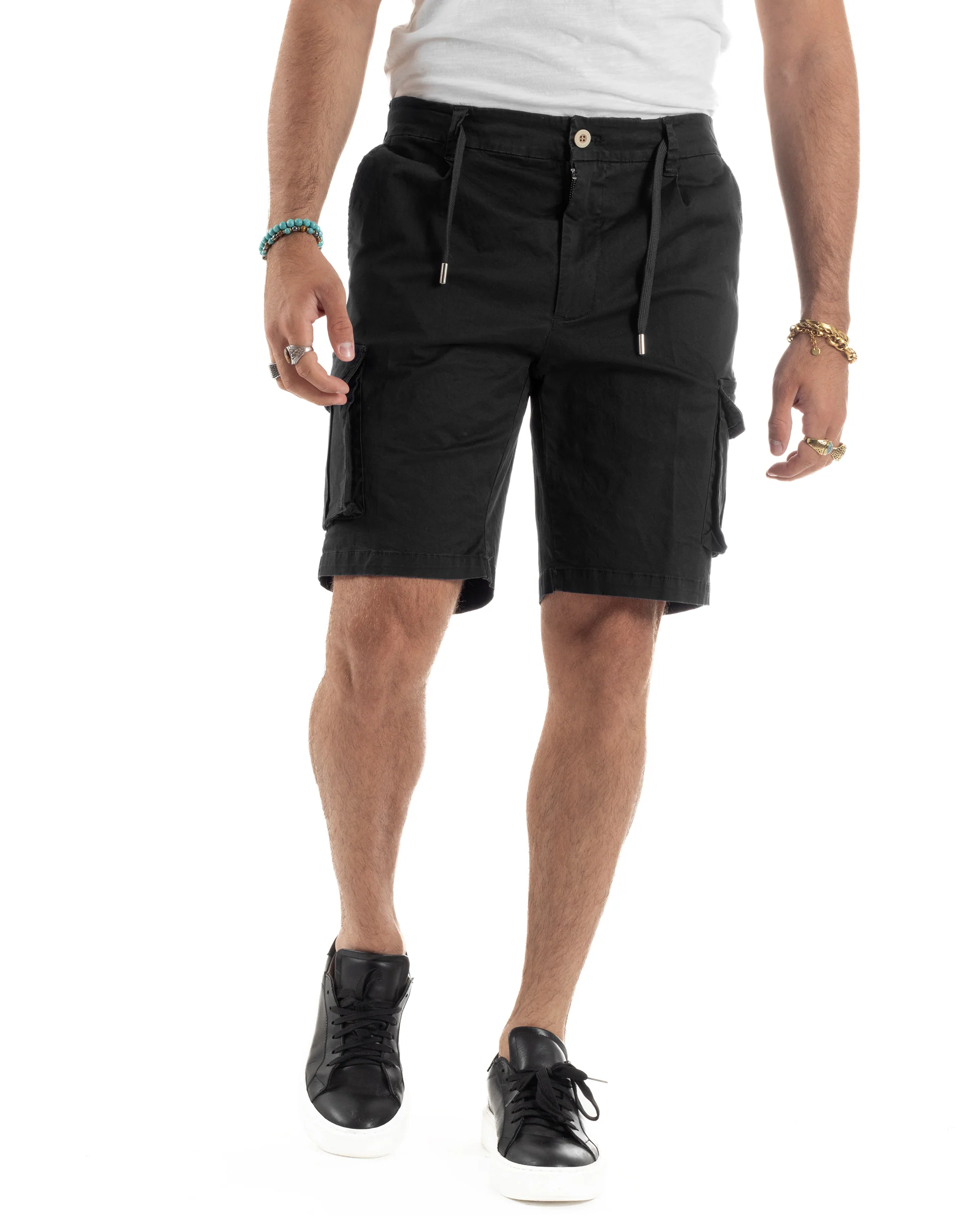 Bermuda Cargo Cotone Regular Fit PC1988A - immagine 2