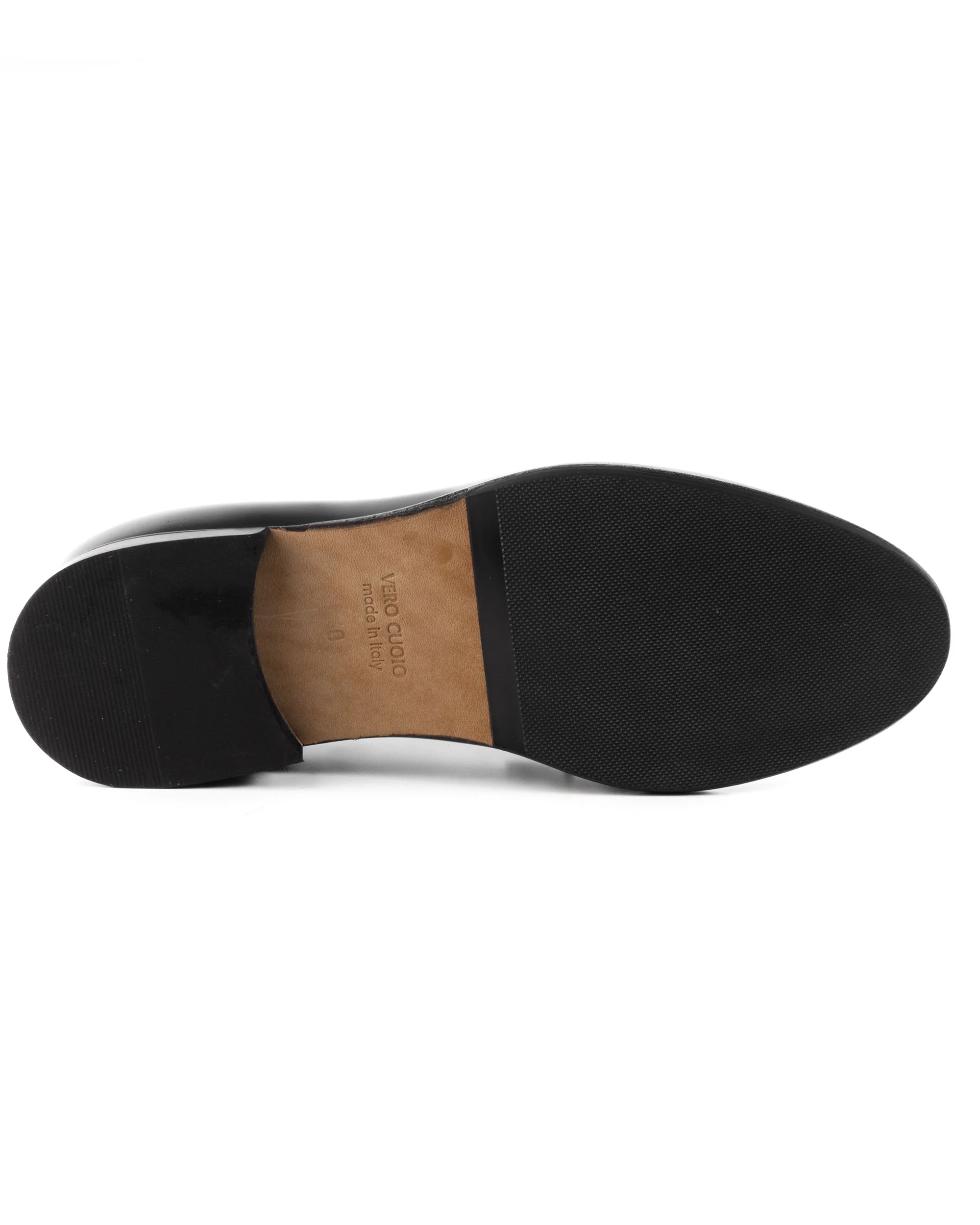 Scarpe Uomo Classiche Stringate Ecopelle Abrasivate Eleganti Cerimonia Derby Con Lacci Suola Di Cuoio Casual Nero GIOSAL-S1275A - immagine 8