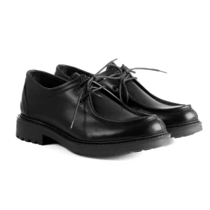 Scarpe Uomo Stringate Derby Lacci Eleganti Pelle Nero S1303A