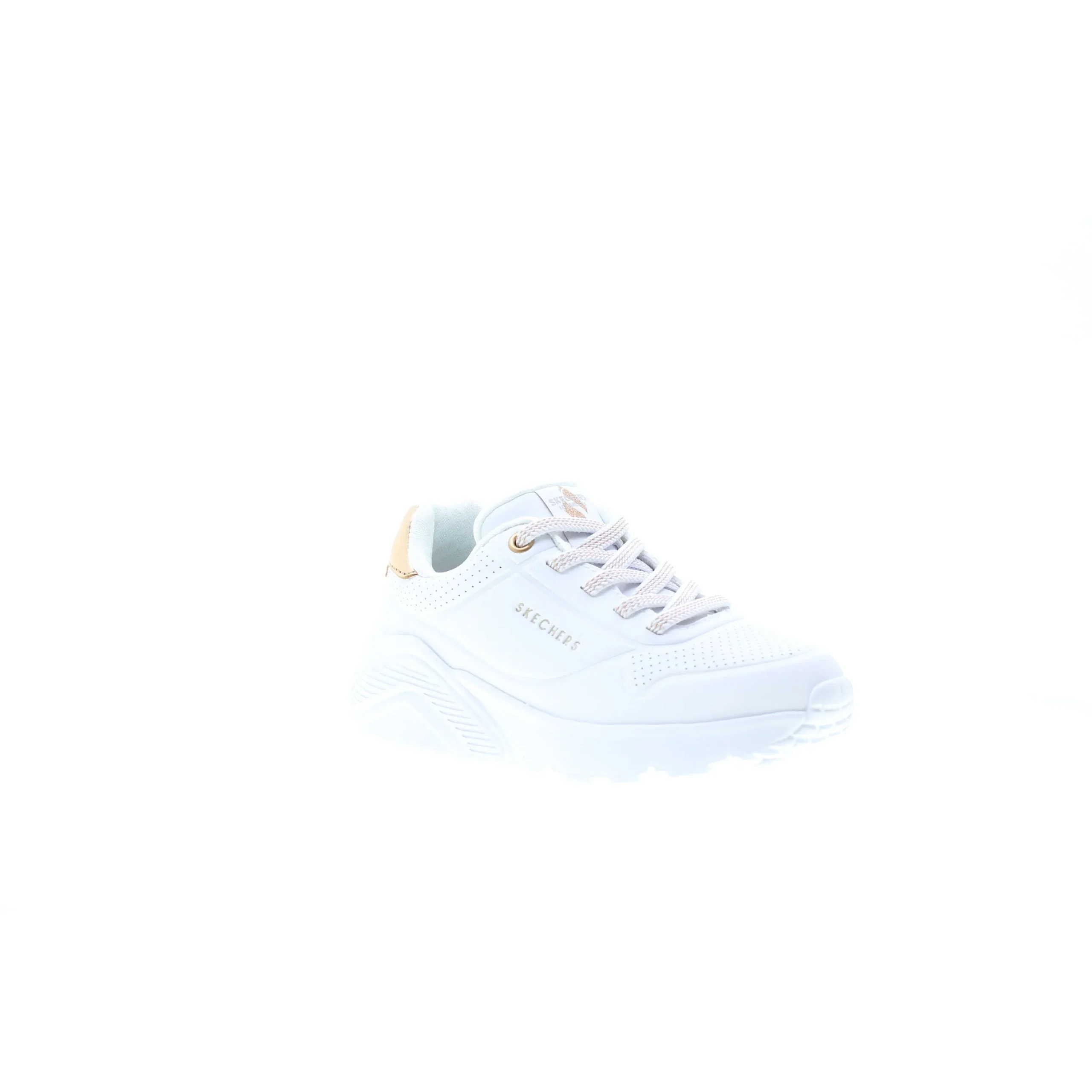 Scarpa Elastico Skechers 310384L Bambina Bianco Memory Foam - Praticità USA Primavera Estate - immagine 5