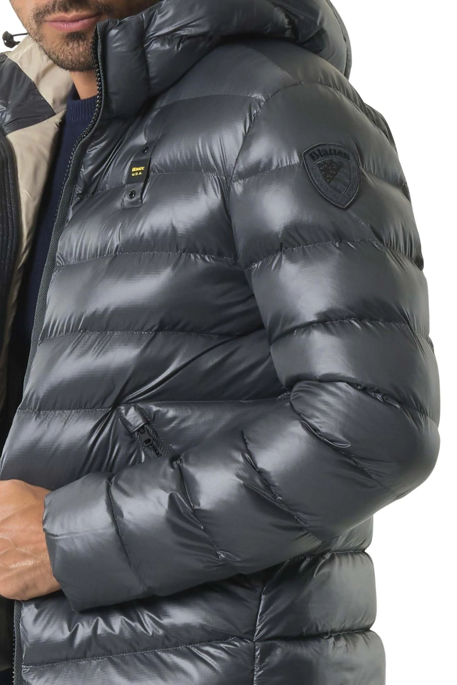 Blauer Piumino Adams grigio - immagine 4