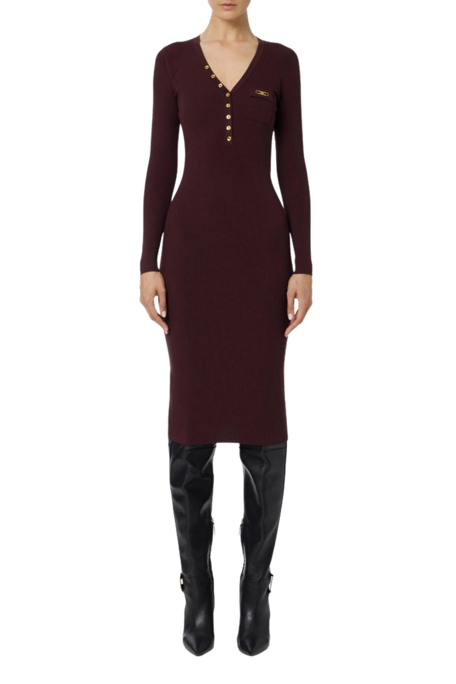 Elisabetta Franchi Abito in maglia - immagine 3