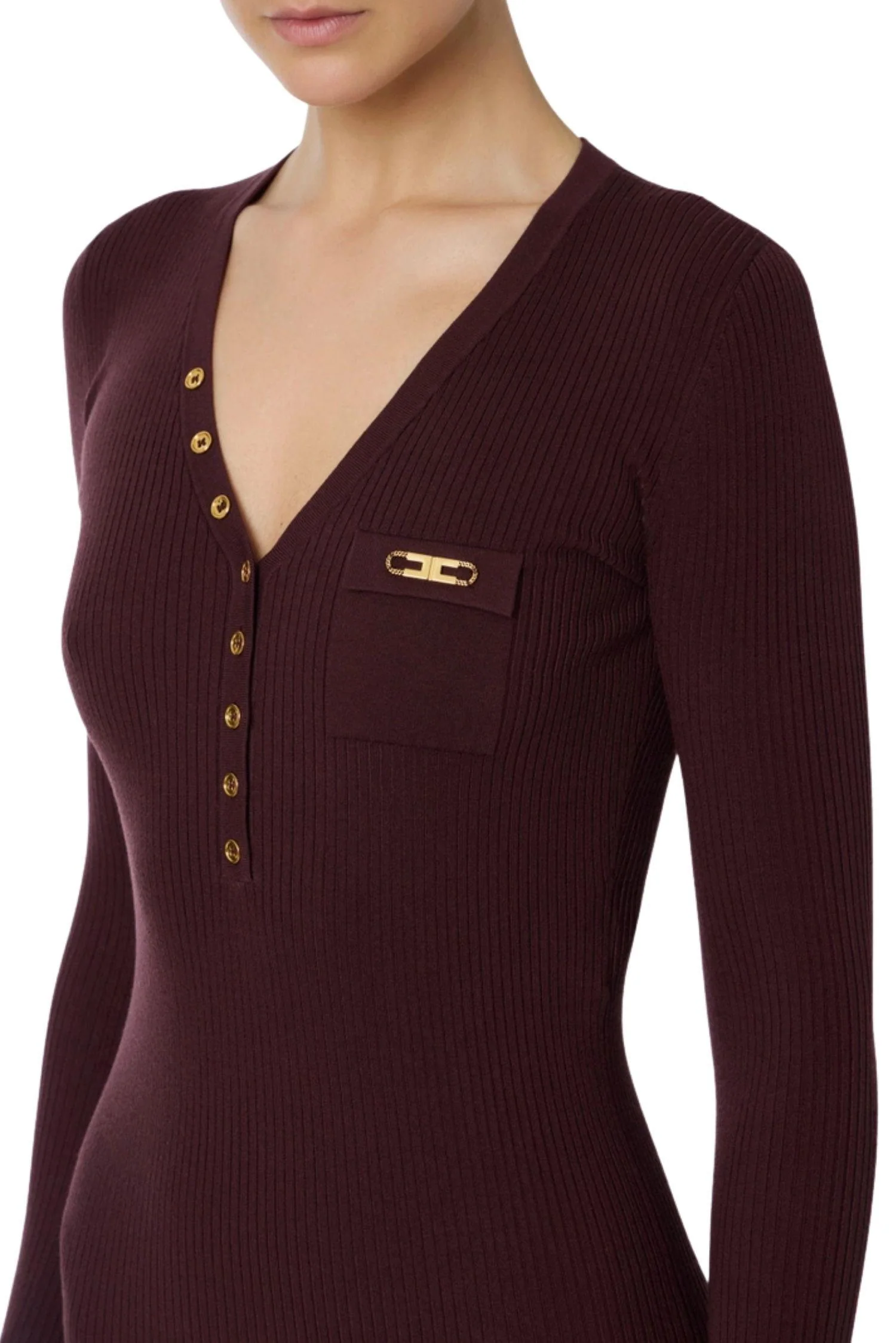 Elisabetta Franchi Abito in maglia - immagine 4