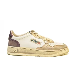 Autry Sneakers Medalist Low Vinted in pelle spazzolata